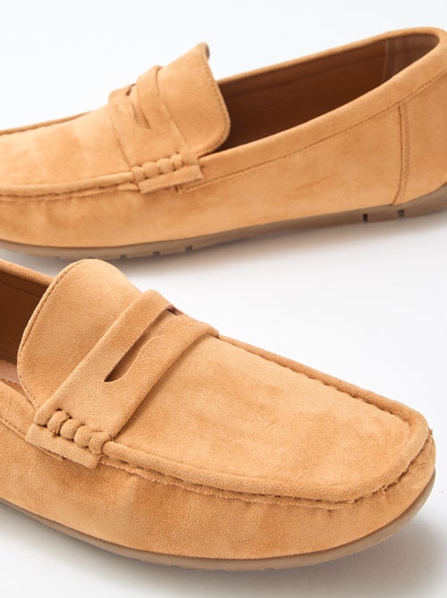 Mocassini da barca effetto scamosciato - Kiabi