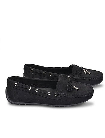 Mocassini Donna Lacci Camoscio Bobo Chic 3 Colori OZABI
