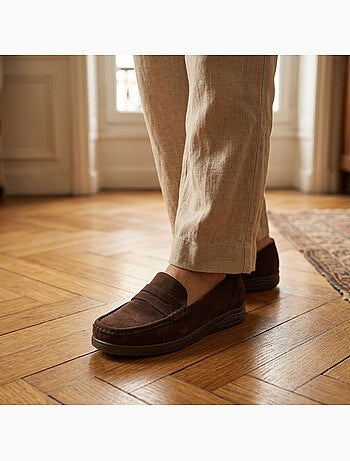 Mocassini Donna Penny Loafer Camoscio Comfort OZABI
