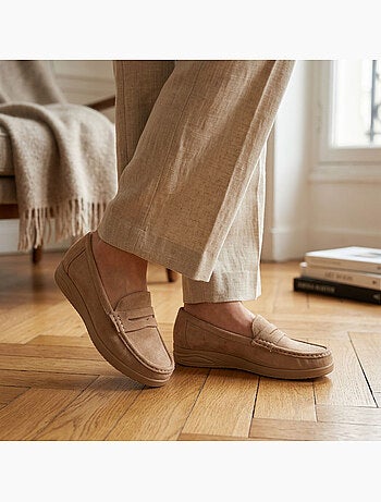 Mocassini Donna Penny Loafer Camoscio Comfort OZABI
