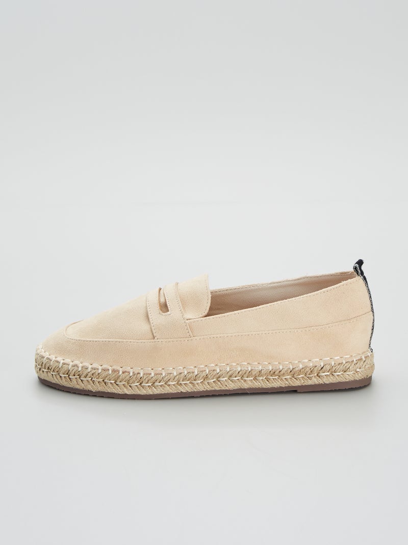 Mocassini in finto camoscio BEIGE - Kiabi