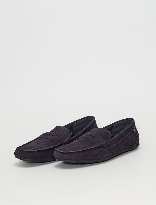 Mocassini in finto camoscio - blu navy - Kiabi - 20.00€