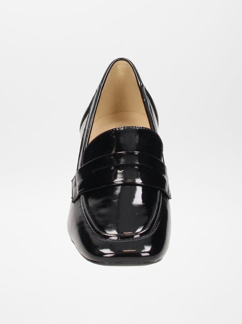 Mocassini in vernice con tacco - Kiabi