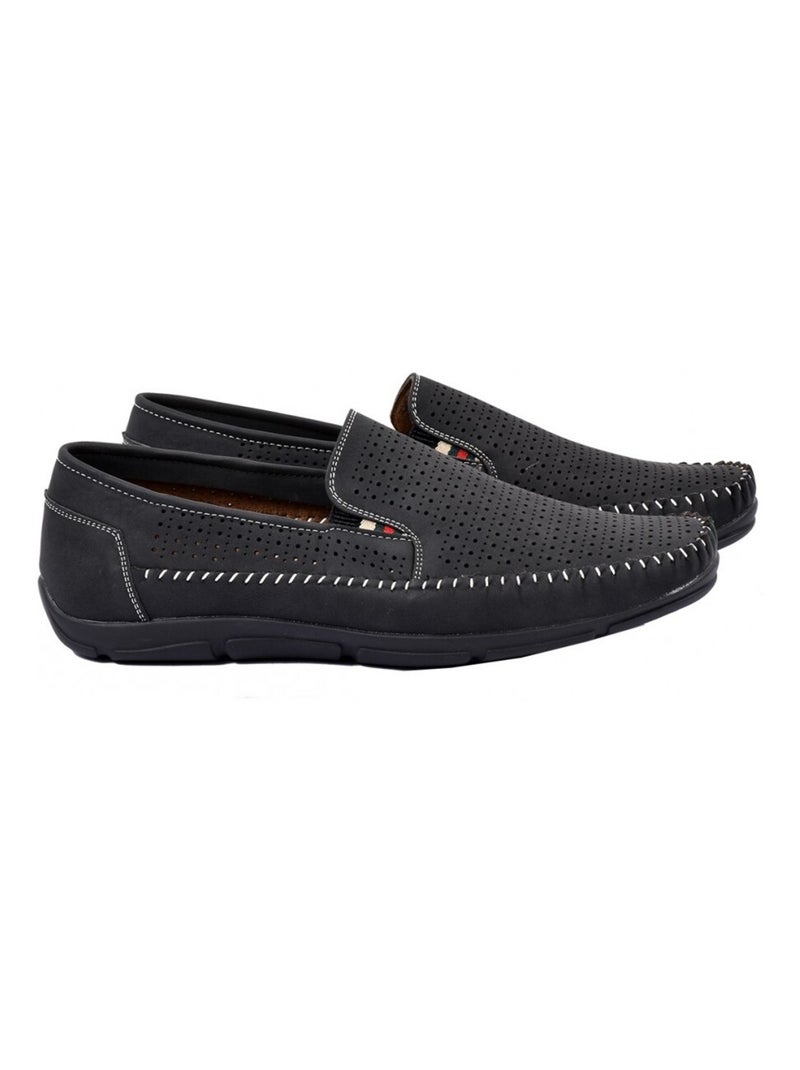 Mocassini per Uomo Fodera in Pelle Premium Nero - Kiabi