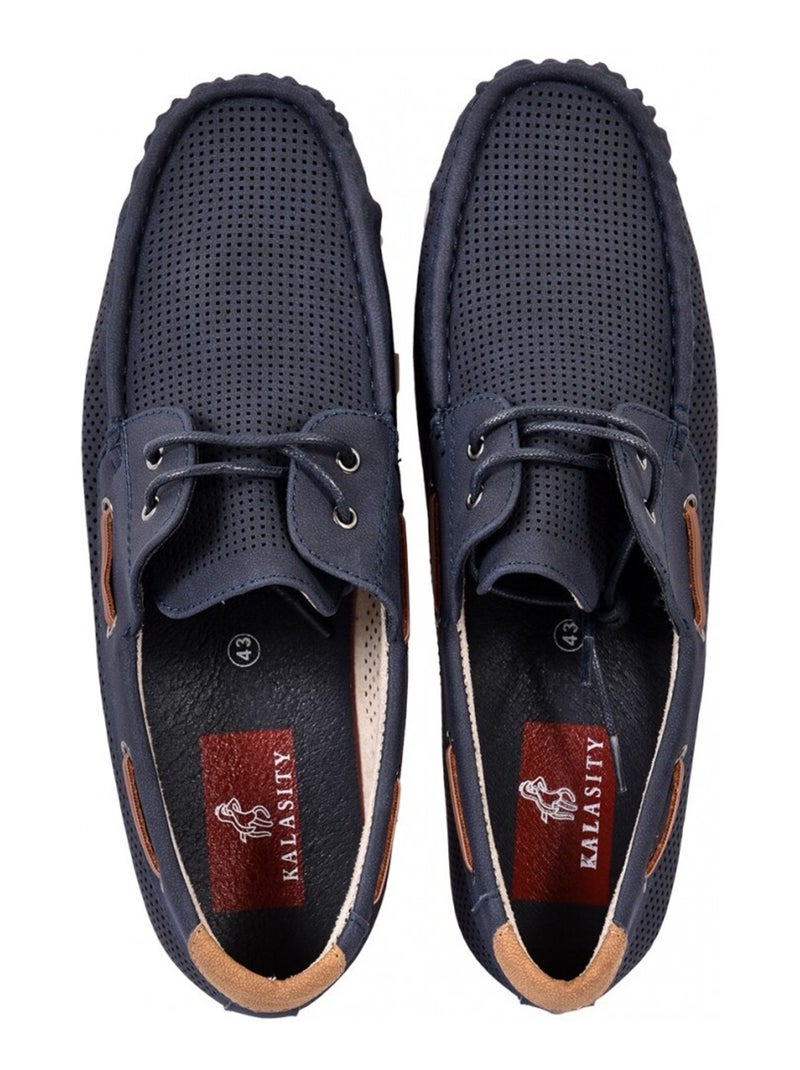 Mocassini PREMIUM da uomo Blu marino - Kiabi