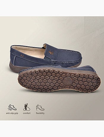 Mocassini uomo estivi comfort slip-on OZABI