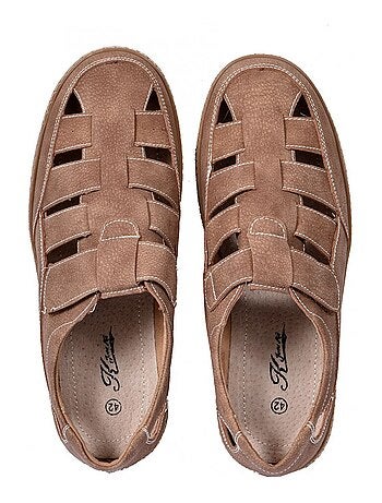 Mocassini Uomo Fodera CUOIO PREMIUM VELCRO