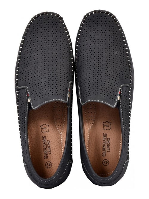 Mocassini Uomo Fodera Pelle Premium - Kiabi Mocassini Uomo Fodera Pelle Premium - Kiabi