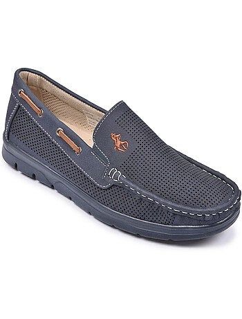 Mocassini Uomo Microforati Comfort Estivi Suola Dentellata OZABI
