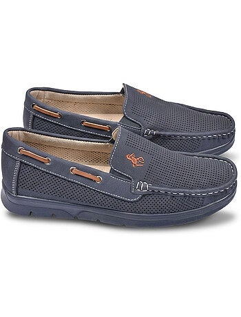 Mocassini Uomo Microforati Comfort Estivi Suola Dentellata OZABI