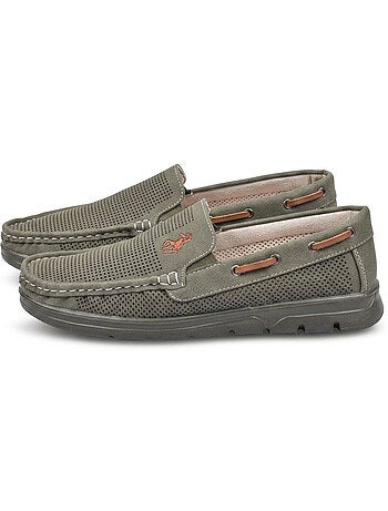 Mocassini Uomo Microforati Comfort Estivi Suola Dentellata OZABI