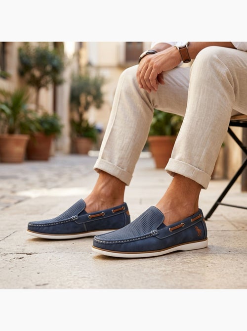 Mocassini uomo OZABI traspiranti perforati comfort estate - Kiabi Mocassini uomo OZABI traspiranti perforati comfort estate - Kiabi