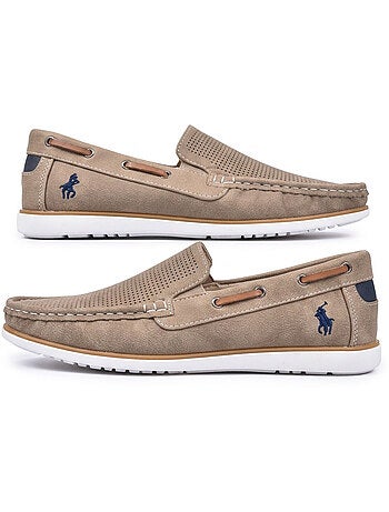 Mocassini uomo OZABI traspiranti perforati comfort estate