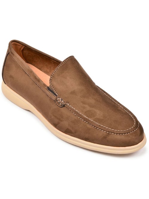 Mocassini Uomo Premium Camoscio Slip-On OZABI - Kiabi Mocassini Uomo Premium Camoscio Slip-On OZABI - Kiabi