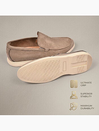 Mocassini Uomo Premium Camoscio Slip-On OZABI