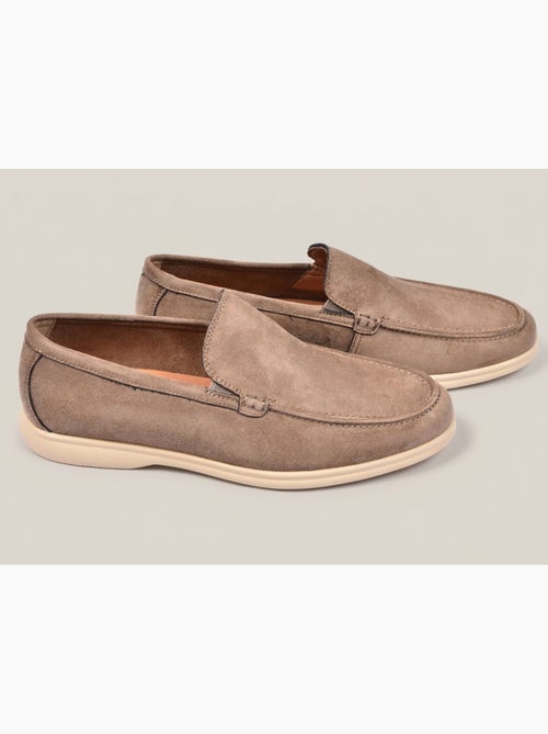 Mocassini Uomo Premium Camoscio Slip-On OZABI - Kiabi Mocassini Uomo Premium Camoscio Slip-On OZABI - Kiabi
