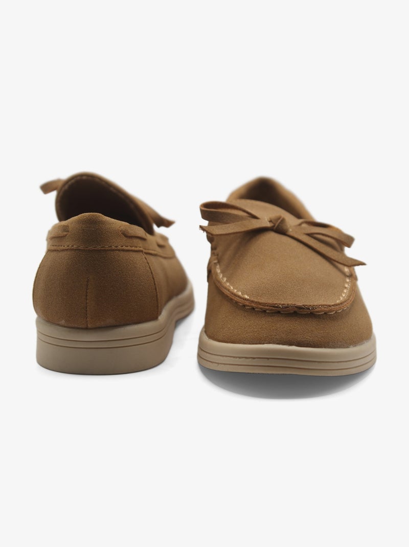 Mocassino cinturino incrociato Cammello - Kiabi