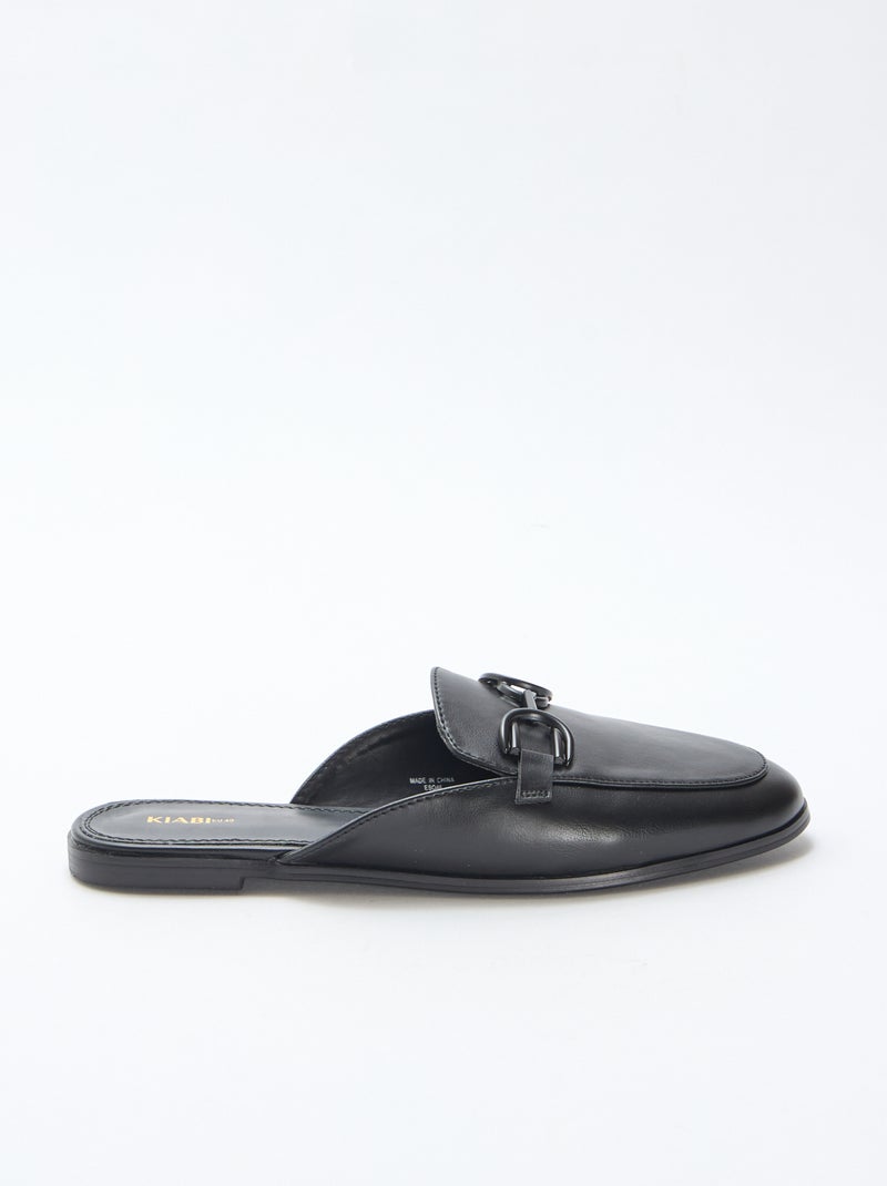 Mocassino con dettaglio catena Nero - Kiabi