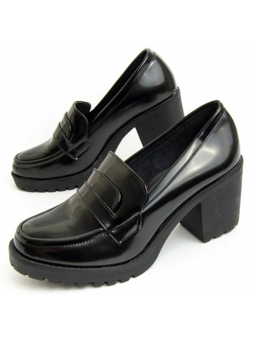 Mocassino Con Tacco Materiale Sintetico Montevita - Kiabi