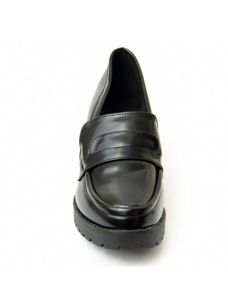 Mocassino Con Tacco Materiale Sintetico Montevita Nero - Kiabi