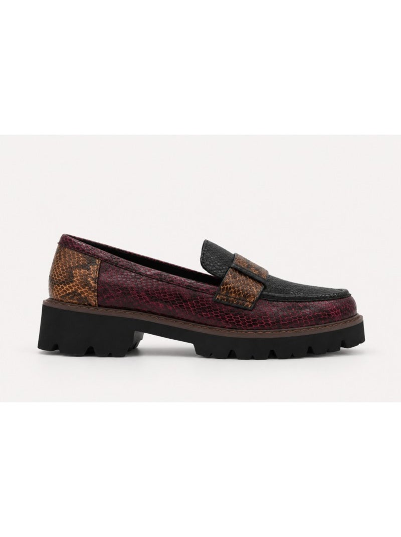 Mocassino materiale sintetico montevita Rosso - Kiabi