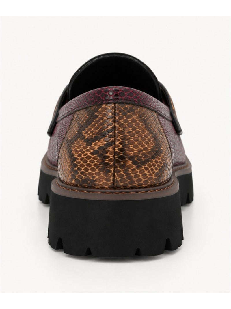 Mocassino materiale sintetico montevita Rosso - Kiabi