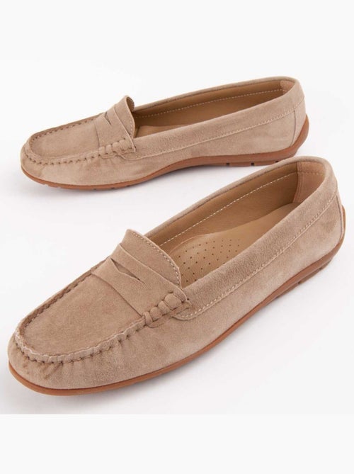 Mocassino Pelle Naturale Purapiel - Kiabi