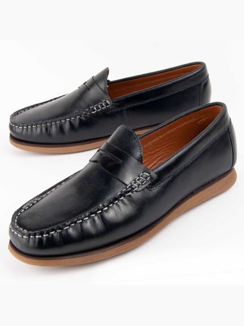 Mocassino Pelle Naturale Purapiel - Kiabi