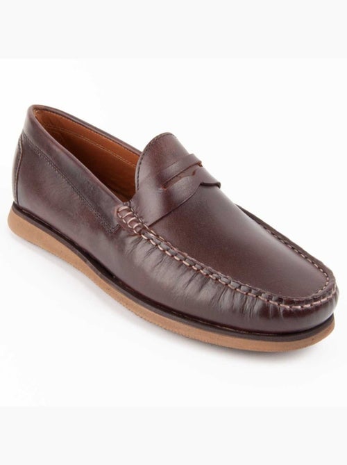 Mocassino Pelle Naturale Purapiel - Kiabi