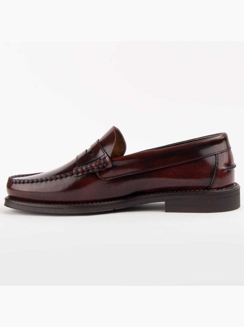 Mocassino Pelle Naturale Purapiel Marrone - Kiabi
