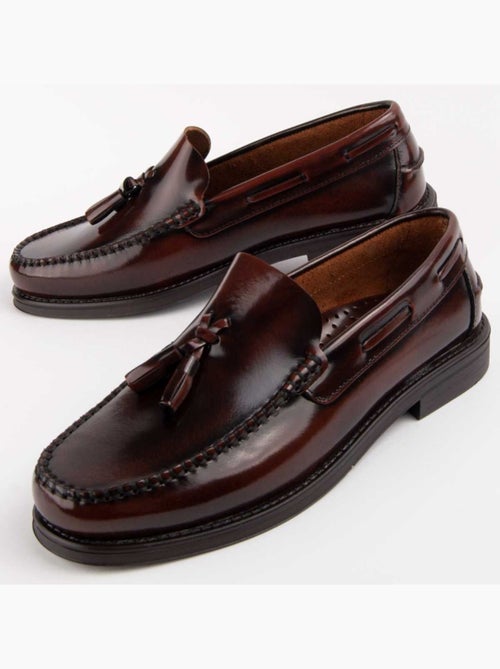 Mocassino Pelle Naturale Purapiel - Kiabi