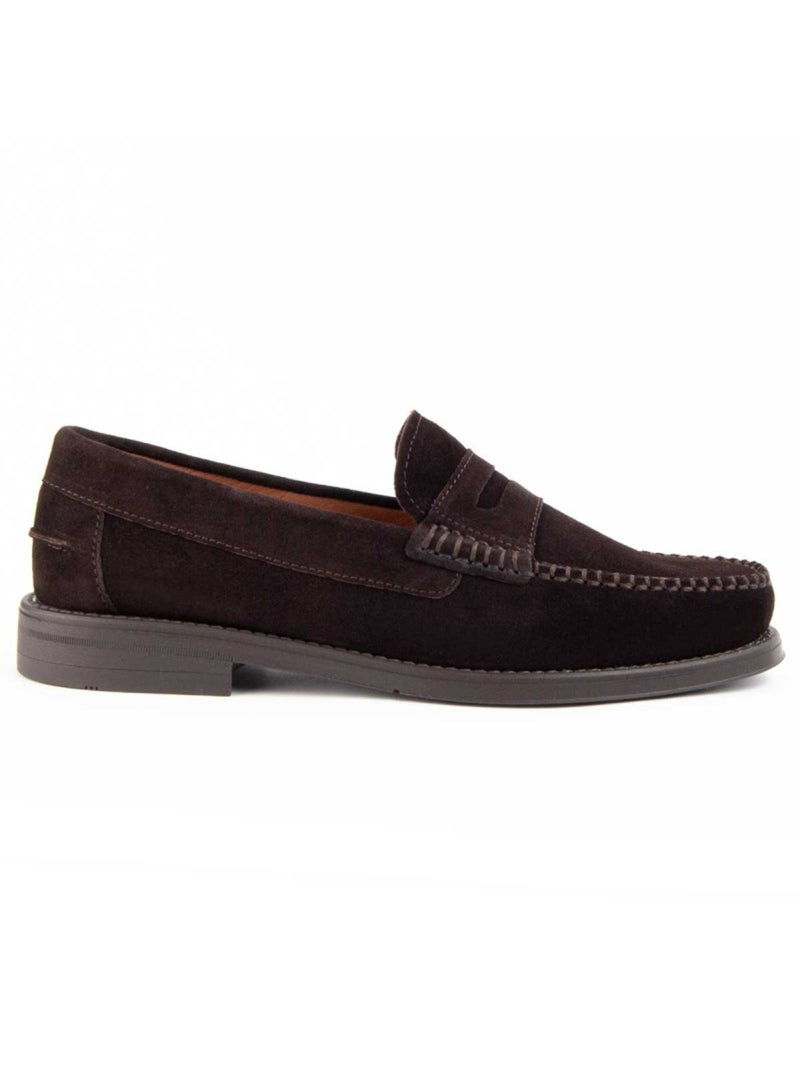 Mocassino Pelle Naturale Purapiel Marrone - Kiabi