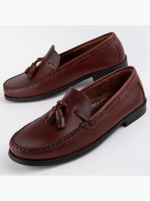 Mocassino Pelle Naturale Purapiel - Kiabi