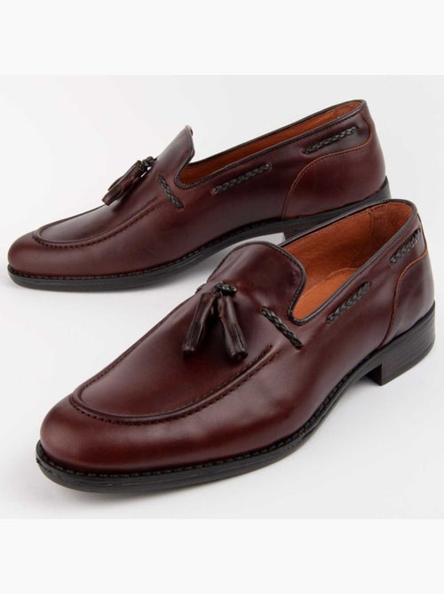 Mocassino Pelle Naturale Purapiel - Kiabi