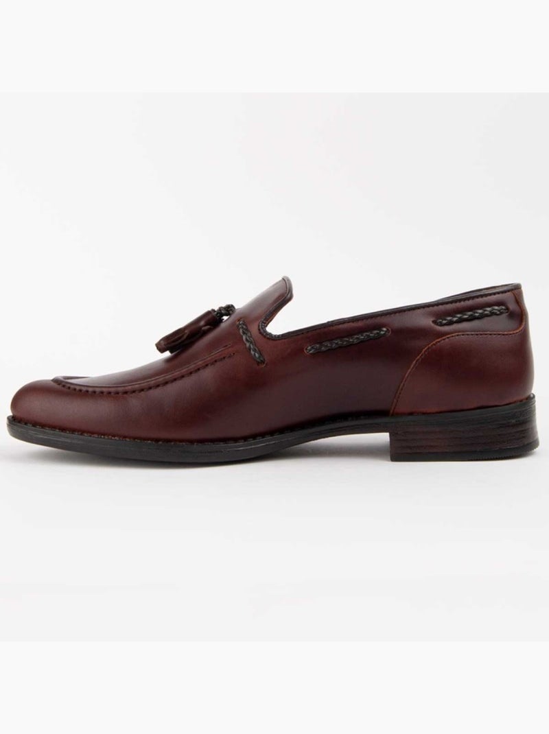 Mocassino Pelle Naturale Purapiel Marrone - Kiabi