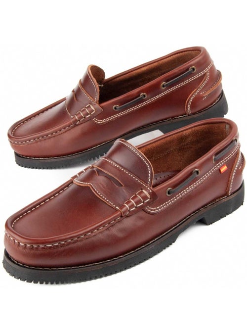 Mocassino Pelle Naturale Purapiel - Kiabi