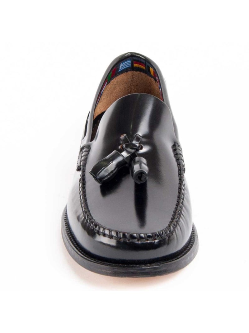 Mocassino Pelle Naturale Purapiel Nero - Kiabi