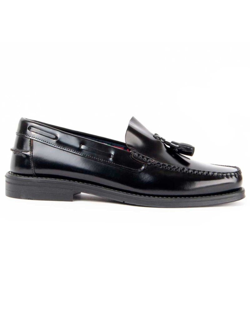 Mocassino Pelle Naturale Purapiel Nero - Kiabi
