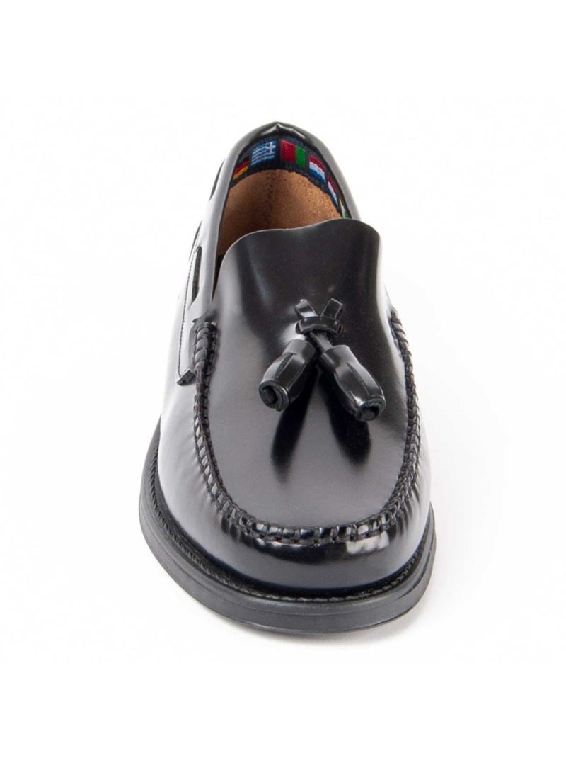 Mocassino Pelle Naturale Purapiel Nero - Kiabi