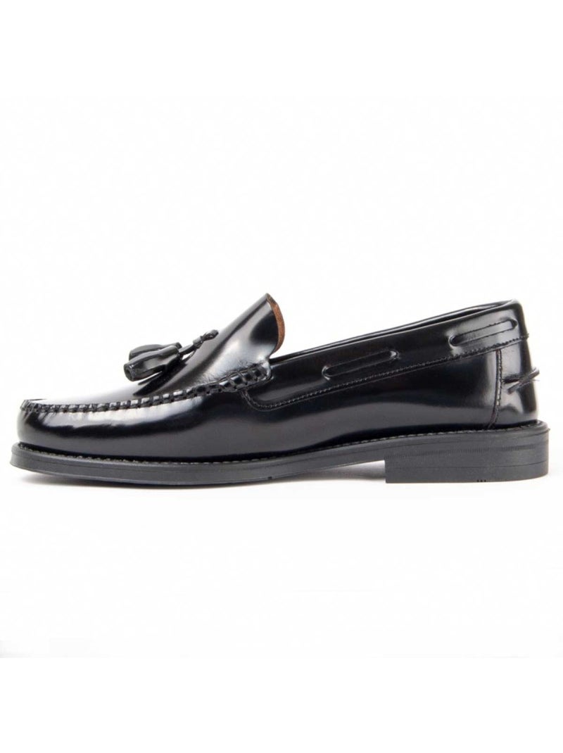 Mocassino Pelle Naturale Purapiel Nero - Kiabi