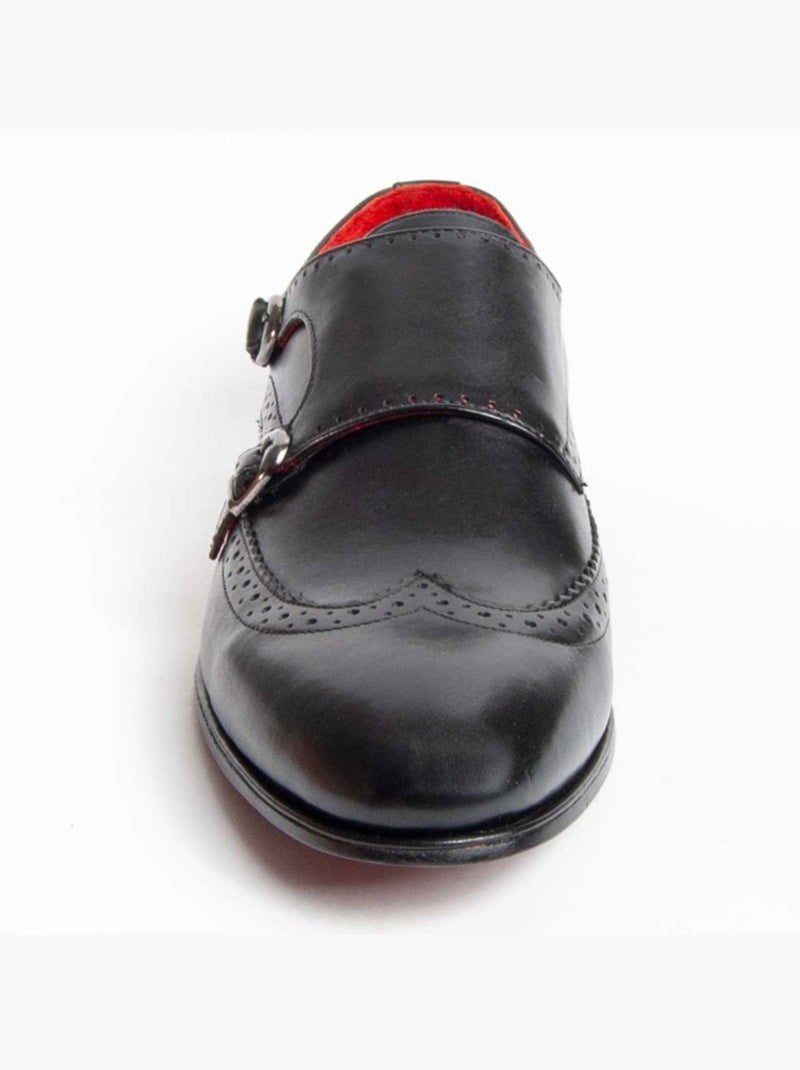 Mocassino Pelle Naturale Purapiel Nero - Kiabi
