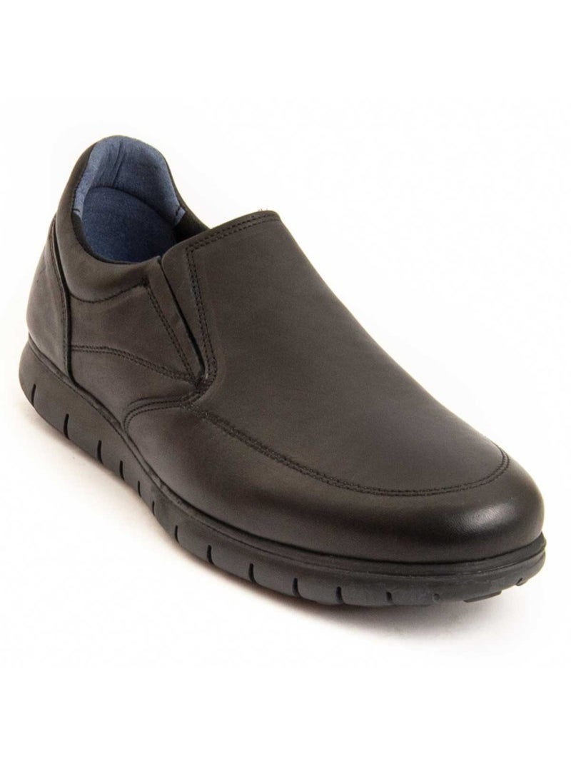 Mocassino Pelle Naturale Purapiel Nero - Kiabi