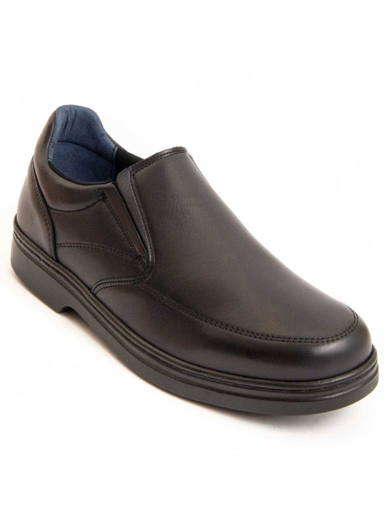 Mocassino Pelle Naturale Purapiel Nero - Kiabi