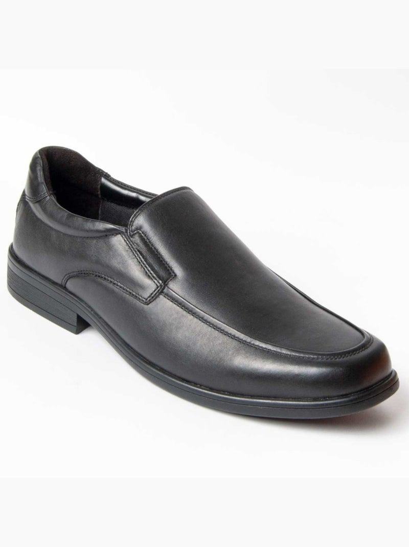 Mocassino Pelle Naturale Purapiel Nero - Kiabi