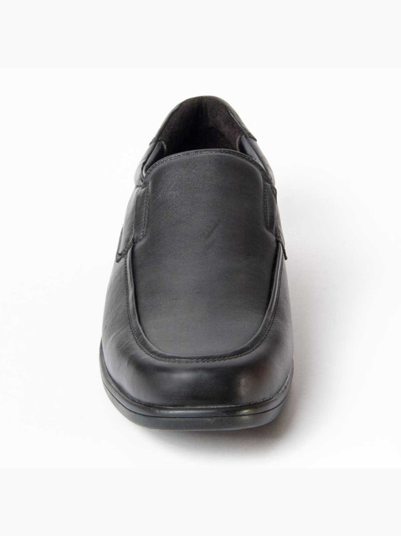 Mocassino Pelle Naturale Purapiel Nero - Kiabi