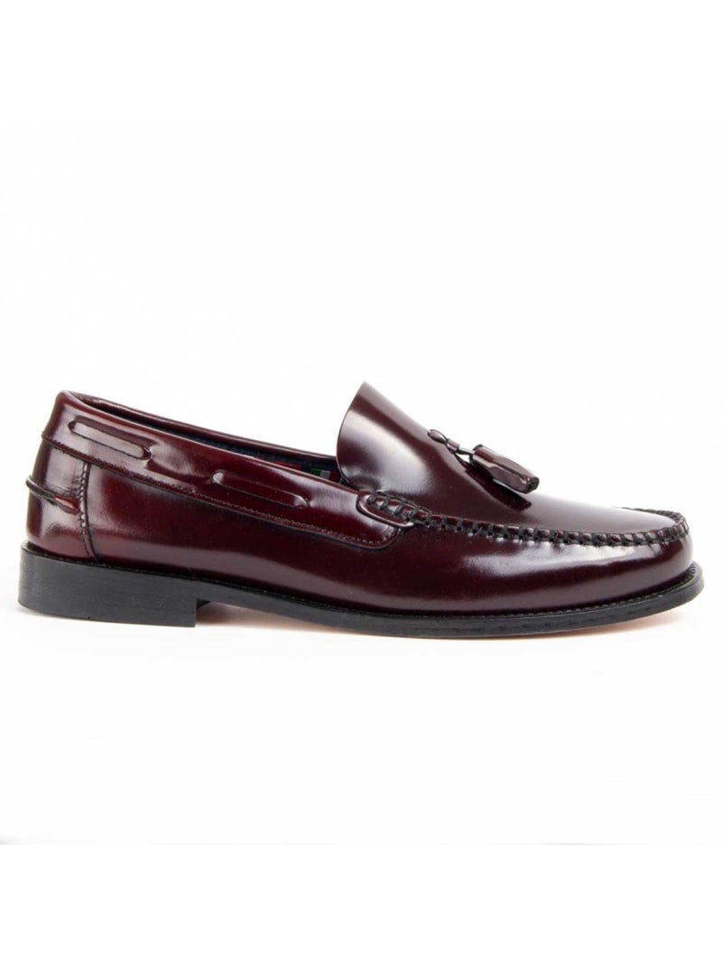 Mocassino Pelle Naturale Purapiel Rosso - Kiabi
