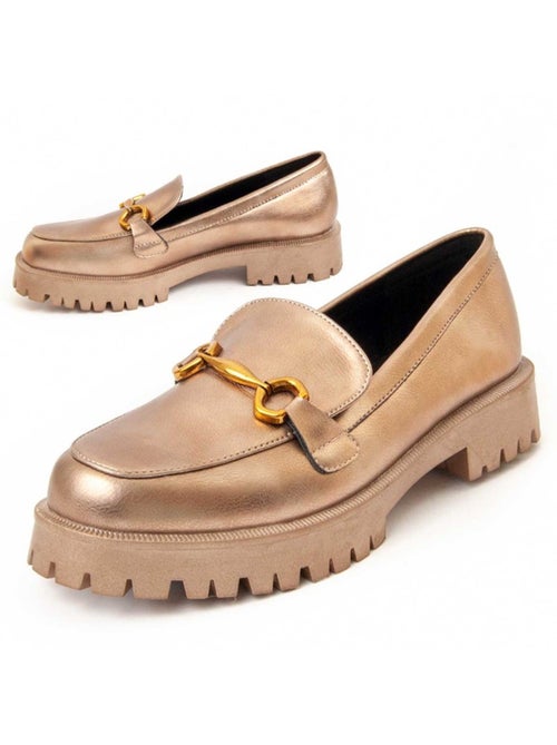 Mocassino Platform Materiale Sintetico E Tessile Montevita - Kiabi