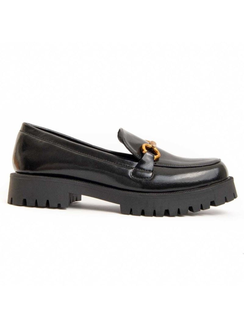 Mocassino Platform Materiale Sintetico E Tessile Montevita Nero - Kiabi