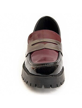Mocassino Platform Materiale Sintetico E Tessile Montevita