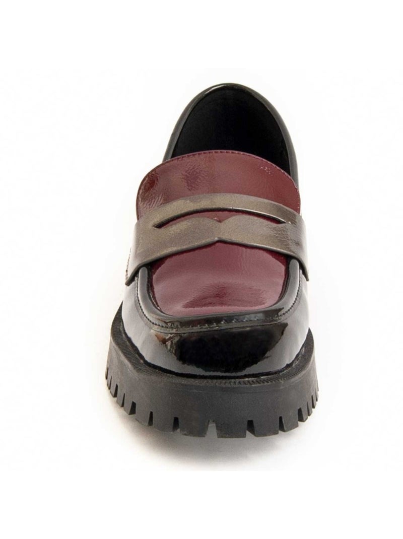Mocassino Platform Materiale Sintetico E Tessile Montevita Nero - Kiabi